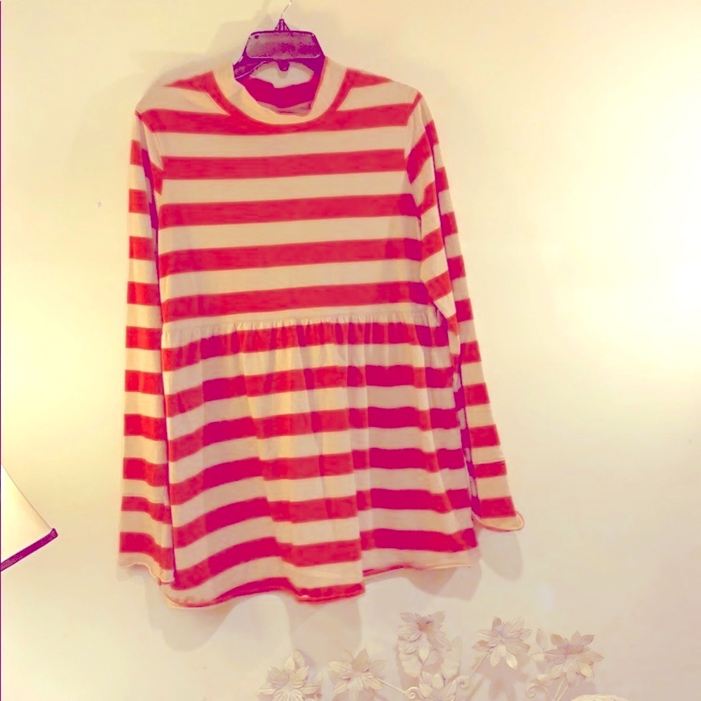 Free People Sail Away Baby Doll Shirt/Dress